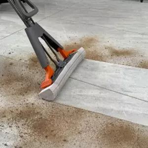 스펀지 밀대 걸레 접이식 펄프 물기제거 폴더형 밀대 걸레 바닥 청소 도구