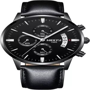 비즈니스 스포츠 및 일상에서 사용할 수 손목시계 있는 데이트 발광 크로노그래프 아날로그 방수 남성용