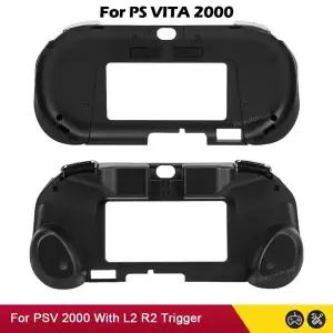 PS VITA 2000 PSV 2000 슬림 게임 액세서리 용 L2 R2 트리거 버튼이있는 게임 패드 핸드 그립 조이스틱 스