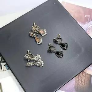 미니 샹들리에 드롭 귀걸이 여성용 데일리 액세서리 스프링귀찌 클립귀걸이 귀찌