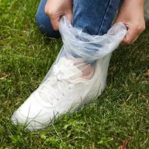 레인 장화 신발 방수 26g 운동화 비닐장화 10매 커버 슈즈커버