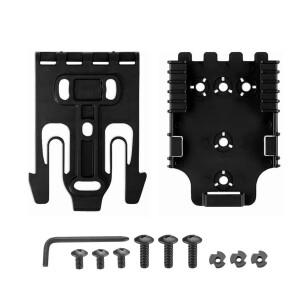 1/2pcs 서바이벌 퀵 릴리스 총 홀스터 어댑터 사냥 액세서리 1911 Glock17 6W P226 SIG USP 용  잠금 시스