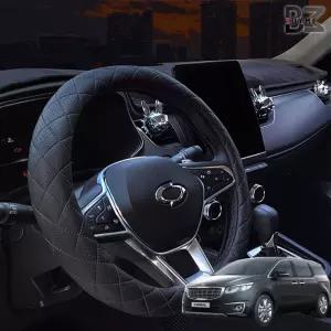 올뉴카니발핸들커버 국내산 코리아논슬립타공핸들커버 자동차 량용품 고급 장식 가죽 카바 카인테리어 새선