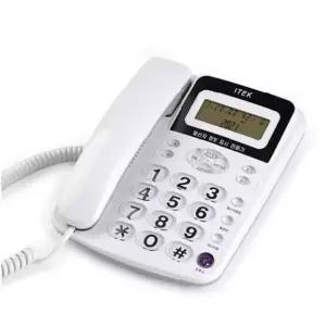 아이텍 발신자표시전화기 IK-300빅버튼 유선 가정용 사무용 업무용 번호