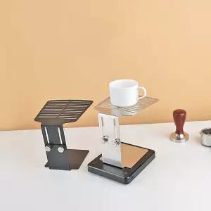 키밍 커피 저울 높이조절 받침대 샷잔 스탠드 거치대컵 머신 캡슐 용품 에스프레소 카페 홈카페 전자 계량