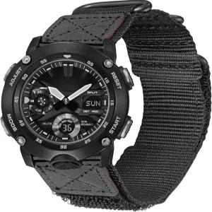 카시오 GA-2000 PRG-600/650 PRW-6600용 다빌란 시계 밴드 스트랩 슈퍼 러기드 나일론 스포츠 ( 폭 24mm )