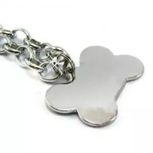 [반려] 강아지 인식표 뼈다귀 이름표 펜던트 목걸이 소 12개