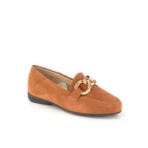 [닥스](대전신세계)여성구두 2cm 자개 포인트장식 컴포트로퍼 DLF225 스웨이드카멜