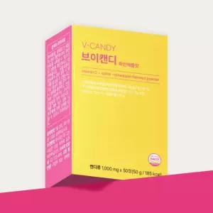 페이스핏 브이캔디 이너뷰티 파인애플맛 50정