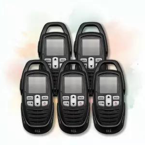 티티아이텍 멀티콤 Smart D 스마트디 디지털 생활무전기 5대 세트 