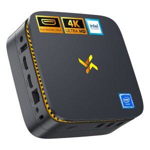 후이둔 [3년 보증] H30 사일런트 미니 PC N150 (비트 N97, 최대 3.6GHz), 16GB RAM 512GB 컴퓨터, 11 Pro, Micro 4K 듀얼 디스플레이, USB3.2, WiFi /BT /VESA 마운트 오피스
