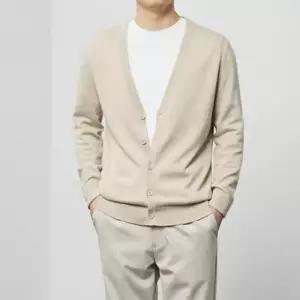 브이넥 카디건 남성 코트 베이직 가디건 솔리드 니트 솔리드코트 브이넥