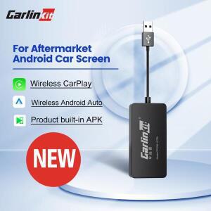 CarlinKit Wred & Wireless Android Auto CarPlay 동글 자동차 USB 어댑터 애프터마켓 라디오 Mirrorlink S