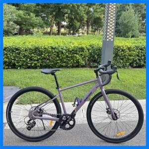 레이싱 로드 바이크 그래블 로드 바이크 알루미늄 합금 프레임 내장 케이블 디스크 브레이크 700x35C 퀵 릴