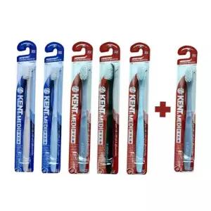 영국 KENT 콤팩트 초극세사 미세모 칫솔 6개 (5+1)