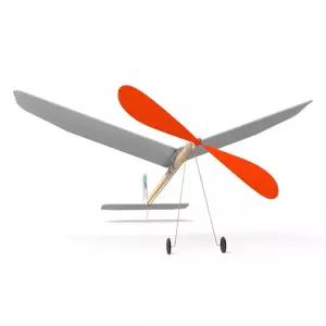 비행실험 양력원리 랜딩기어 고무동력 글라이더 2개입/ 초등기관 방과후교실 체험학습