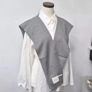 패션스타일 레이어드 니트 가디건 숄 겨울 패션 목돌이 가을