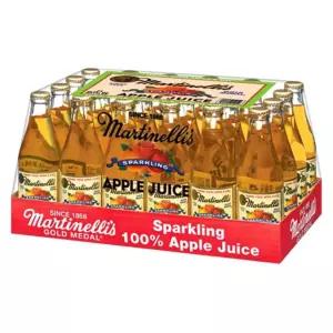 마르티넬리 스파클링 애플 주스 사과 탄산주스 296ml 24병