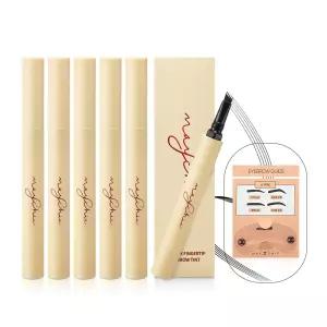 롱픽스 핑거팁 아이브로우 틴트 눈썹 타투펜  6개+가이드