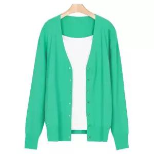 [NS홈쇼핑]파스텔 여성 데일리 무지 단추가디건 JG-WCD-0748-그린[31737423]