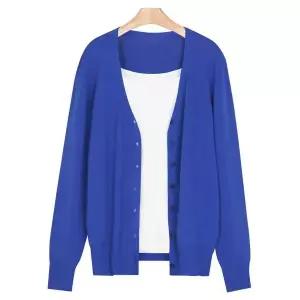 [NS홈쇼핑]파스텔 여성 데일리 무지 단추가디건 JG-WCD-0748-코발트[31737420]