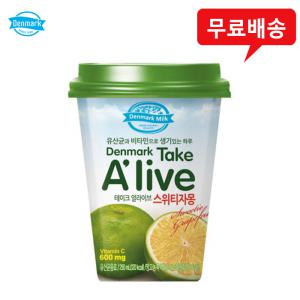 덴마크 테이크 얼라이브 250ml 스위티자몽x24컵/무배