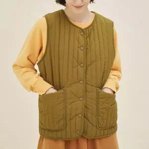 [치키타](센텀시티점)퀼팅 베스트 (코듀로이 포인트) 카키 233104SKH