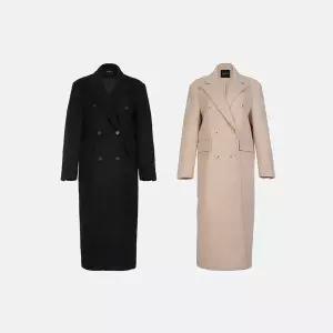 비밀상점 [메트로시티] 부클 더블 롱 코트 M243CC1301