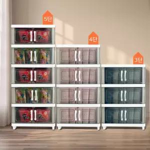 홈예스 homyes 리빙박스 3단 4단 5단 양문형 서랍장 수납정리함 국내산 이동식 폴딩 서랍장