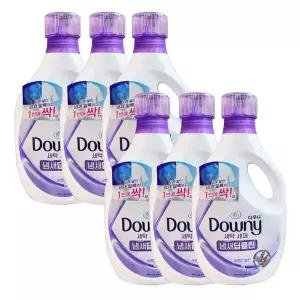 [유한락스]다우니 세탁세제 액체형 라벤더클린 1.9L x6