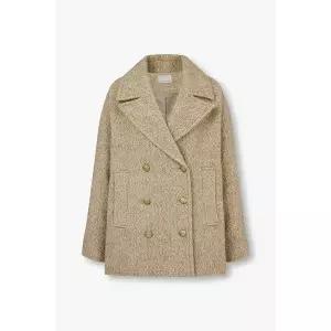 [VOV](김해점) 보브 멜란지 부클 더블 하프 코트 7124416501