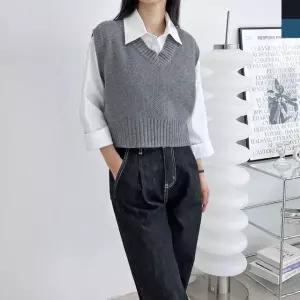 베스트코디 루즈핏 여자조끼코디 여성베스트 정장 (WFJ4YN5)