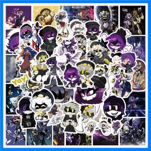 10/30/50/100pcs 만화 살인 드론 스티커 애니메이션 데칼 스케이트 보드 노트북 여행 수하물 전화 자동차