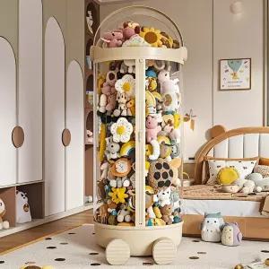 봉제인형정리함 아이방 솜인형 보관통 수납 장난감 보관함 대형