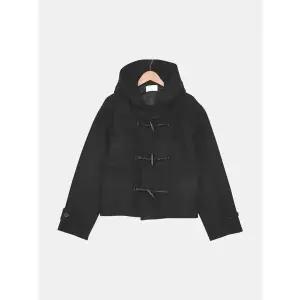 [하프클럽/] 남자 울 블랜드 클래식 숏 더플 떡볶이 후드 코트 BOID024