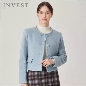 [인베스트] 모던부클누빔코트_INI4W1CT1550