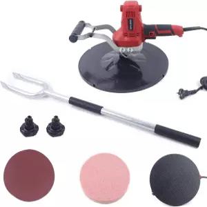 850w 전기 콘크리트 트롤 기계 연장봉이 있는 석고 벽 평활 연마기 조절 가능한 6단 휴대용 샌더 다기능