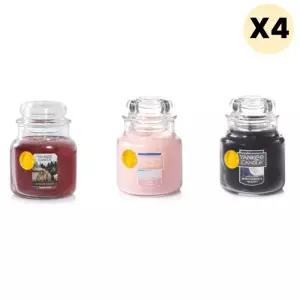 양키캔들 어텀 핑크 미드 향초 스몰자 선물 3종 X4SET