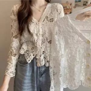 [위드기프트] 뜨개 크로셰 가디건