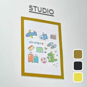 벽부착 투명 무타공 자석액자 A4 게시판 안내문 액자 (KYR-WFG94UY)