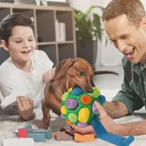 강아지 노즈워크 볼 애견 간식 장난감 분리불안 놀아주기 축구공