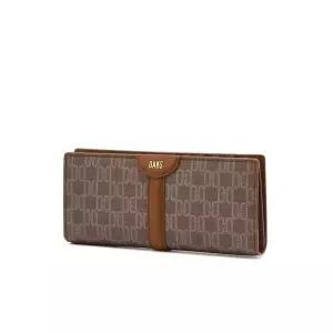 갤러리아 DCWA6E802W2 닥스 세인트바넷 브라운 DD패턴 슬림 2단 장지갑