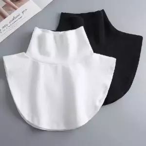 여성용 기본 무지 이너 레이어 페이크 터틀넥 목티 목토시 골지넥워머 넥워머목토시