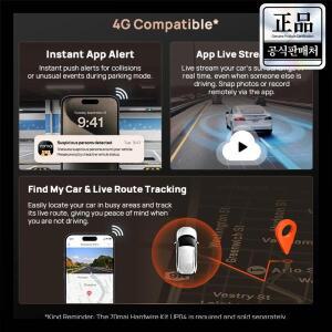 70mai 4K 대시캠 A810S 모션 감지 차량용 DVR GPS ADAS STARVIS2 듀얼 채널 비전 24시간 주차 기록 ° 시야