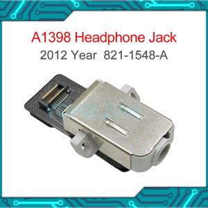 맥북 프로 레티나 15 인치 I/O 보드, A1398 오디오 헤드폰 잭 821-1548-A, 2012 년 신제품