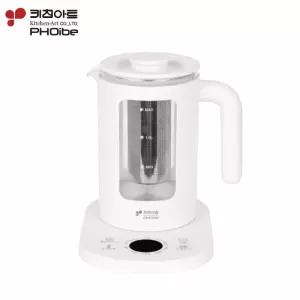 키친아트 포이베 티메이커 KA-JS1802 전기포트 분유보온 커피 보온포트 스텐거름망 내열유리 터치식조작