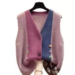 여성 조끼 봄 가을 루즈핏 뽀글이 중년 민소맨 민소매 빅사이즈