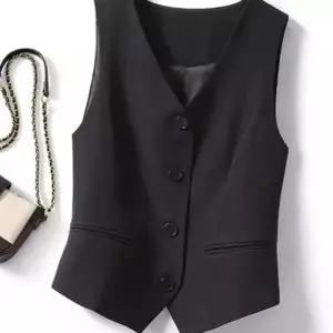 (올핀)여성정장조끼 여름 아이보리베스트 수사니