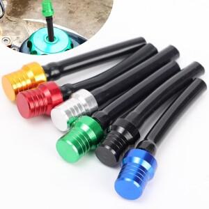 [호환제품] 아노다이징 처리된 알루미늄 연료 탱크 캡 브리더 벤트 호스 가스 튜브 밸브 파이프 오토바이