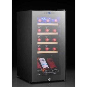 가정용 와인 셀러 일정 도어 레드 선물 전자 개, 하얀색 업소용 스텐인리스 양주 공랭식